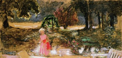 Mutter und Kind in einem Park von Edouard Vuillard